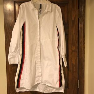 ZARA Shirt Dress with Side Detail